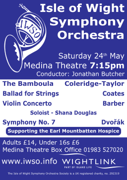 IWSO May 2014 Concert Poster