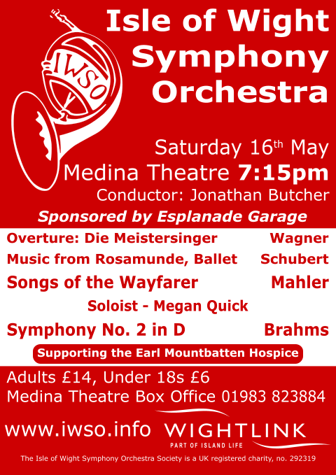 Download and print out a poster for the May concert