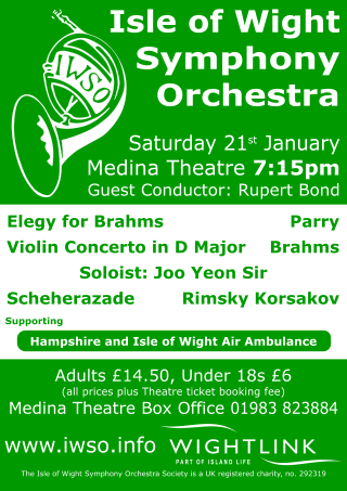 IWSO January 2017 Concert Poster