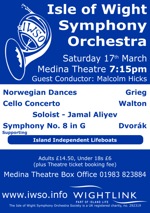 IWSO March 2018 Concert Poster