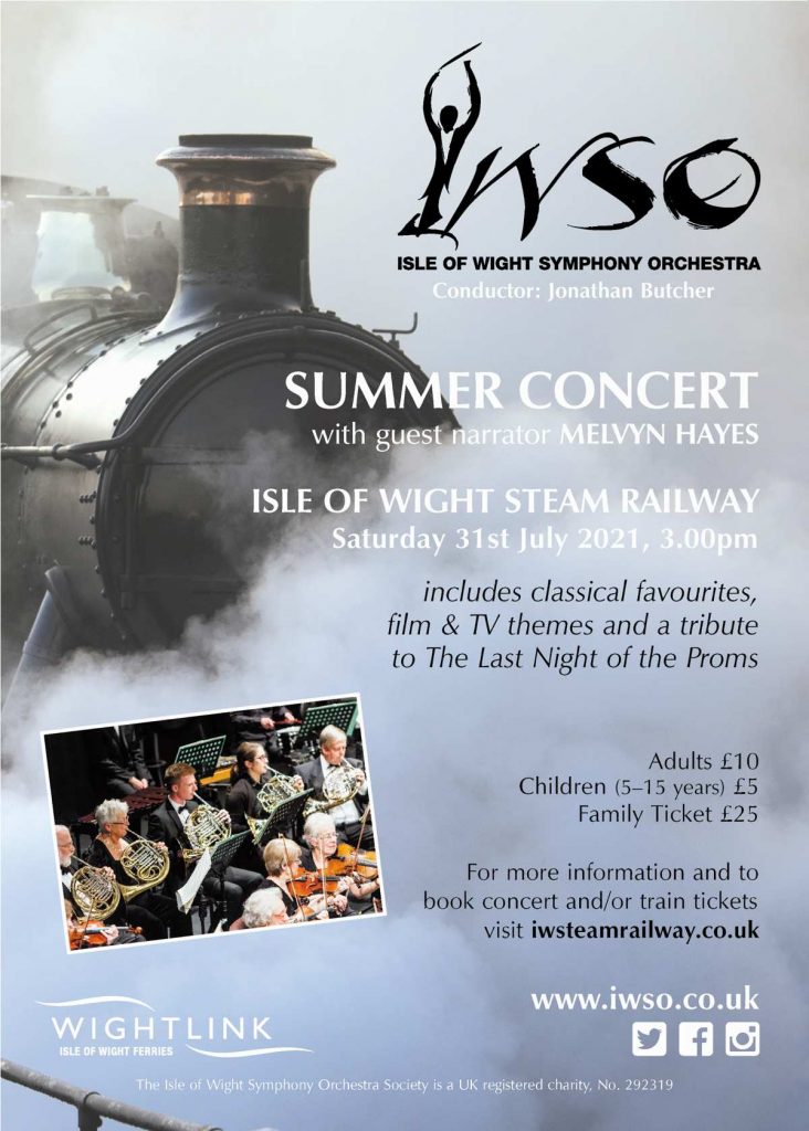 IWSO concert at the isle of wight steam railway